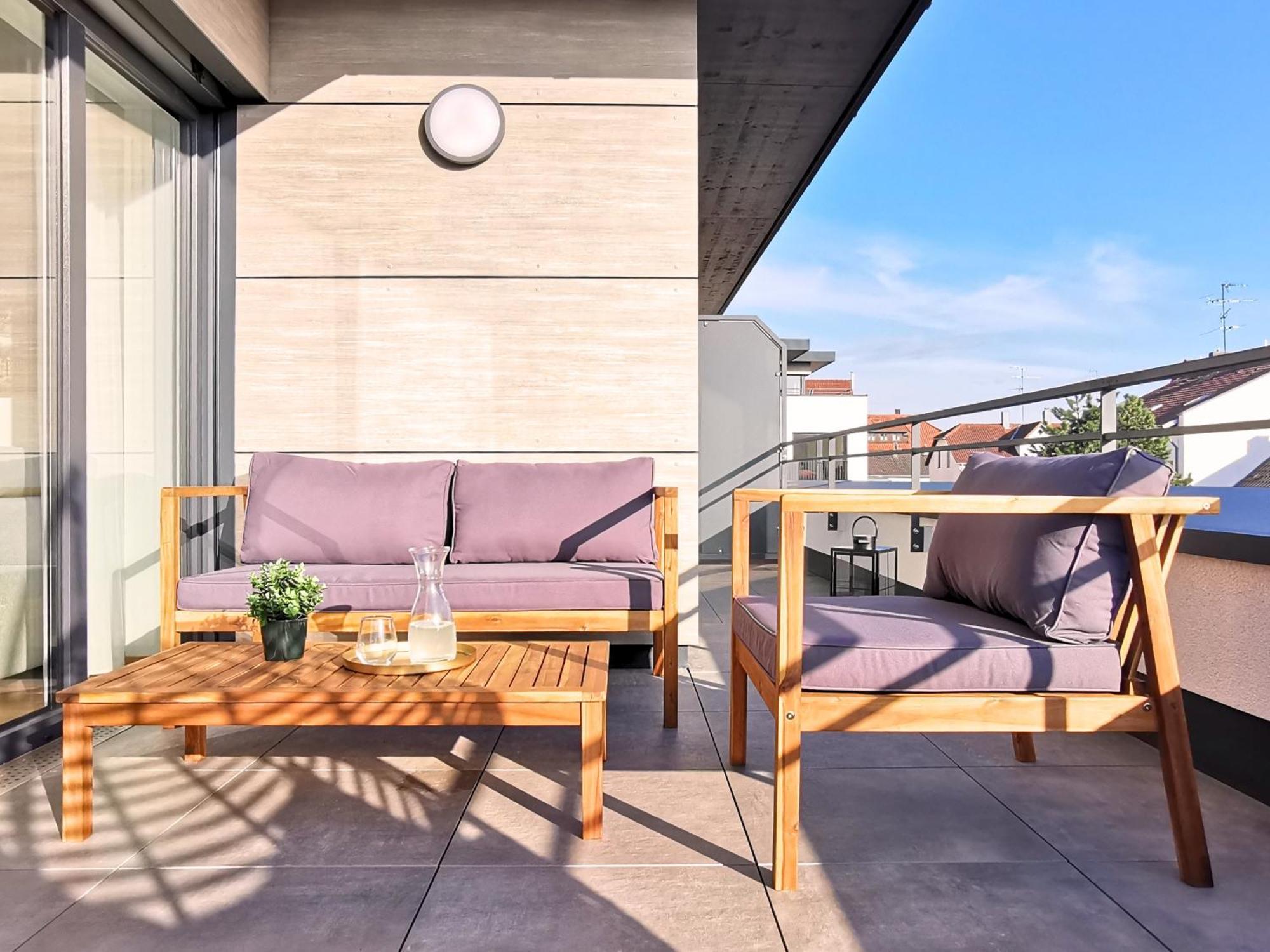 Fynbos Penthouse Deluxe, Balkon, Parkplatz Appartement Straubing Buitenkant foto