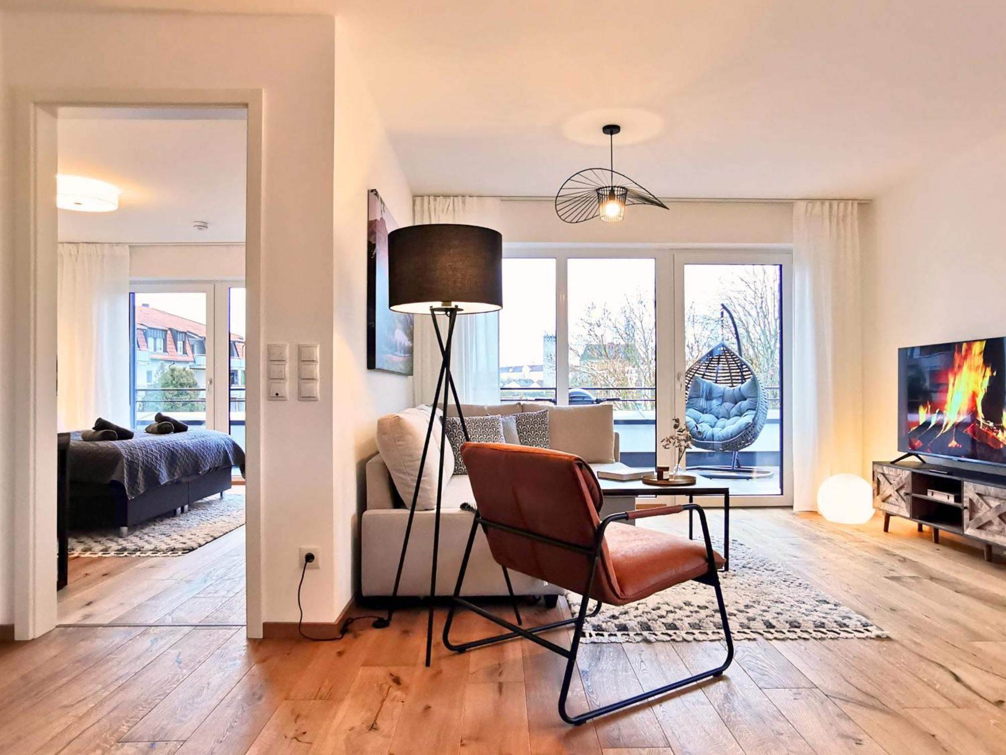 Fynbos Penthouse Deluxe, Balkon, Parkplatz Appartement Straubing Buitenkant foto