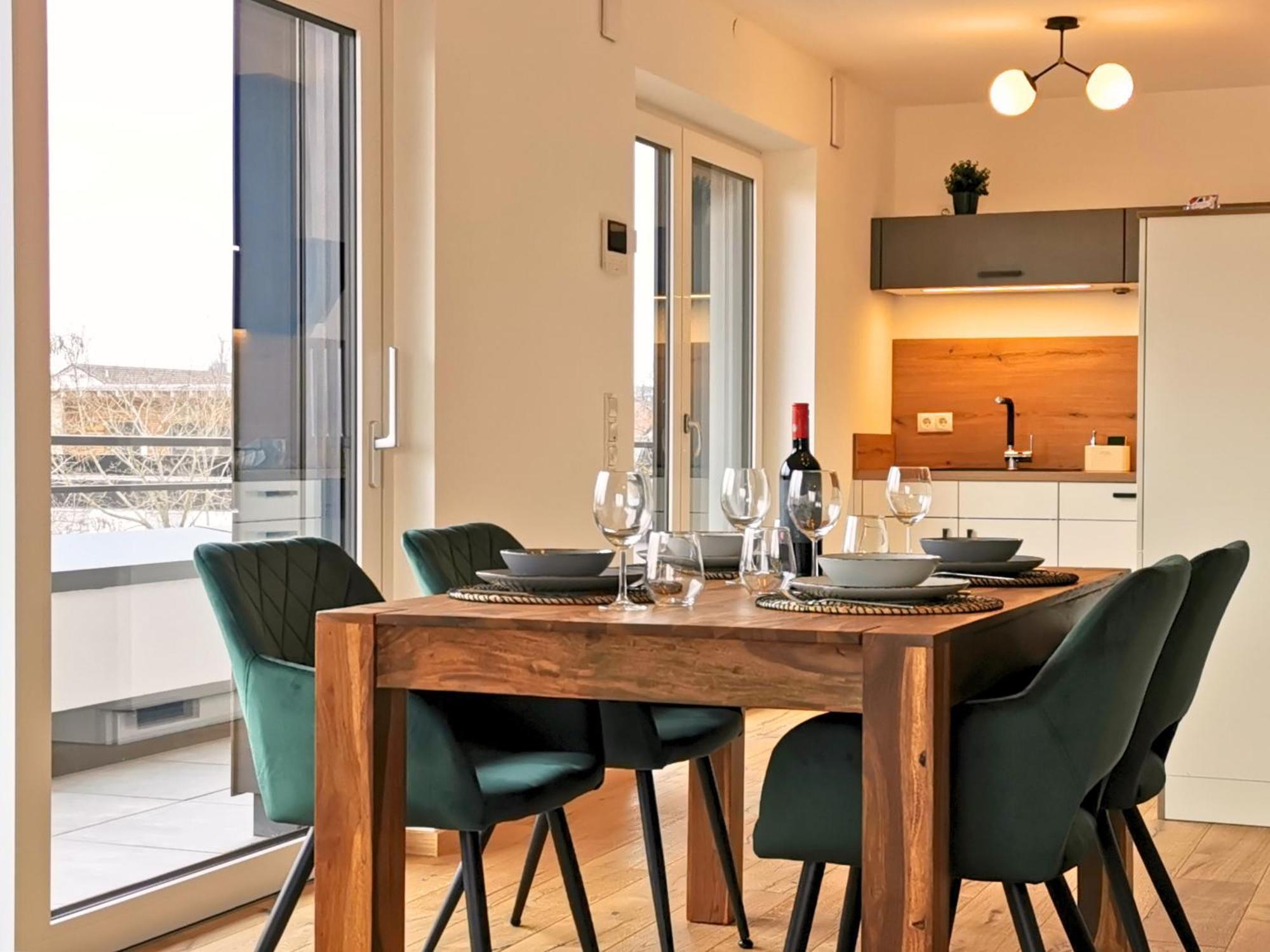Fynbos Penthouse Deluxe, Balkon, Parkplatz Appartement Straubing Buitenkant foto