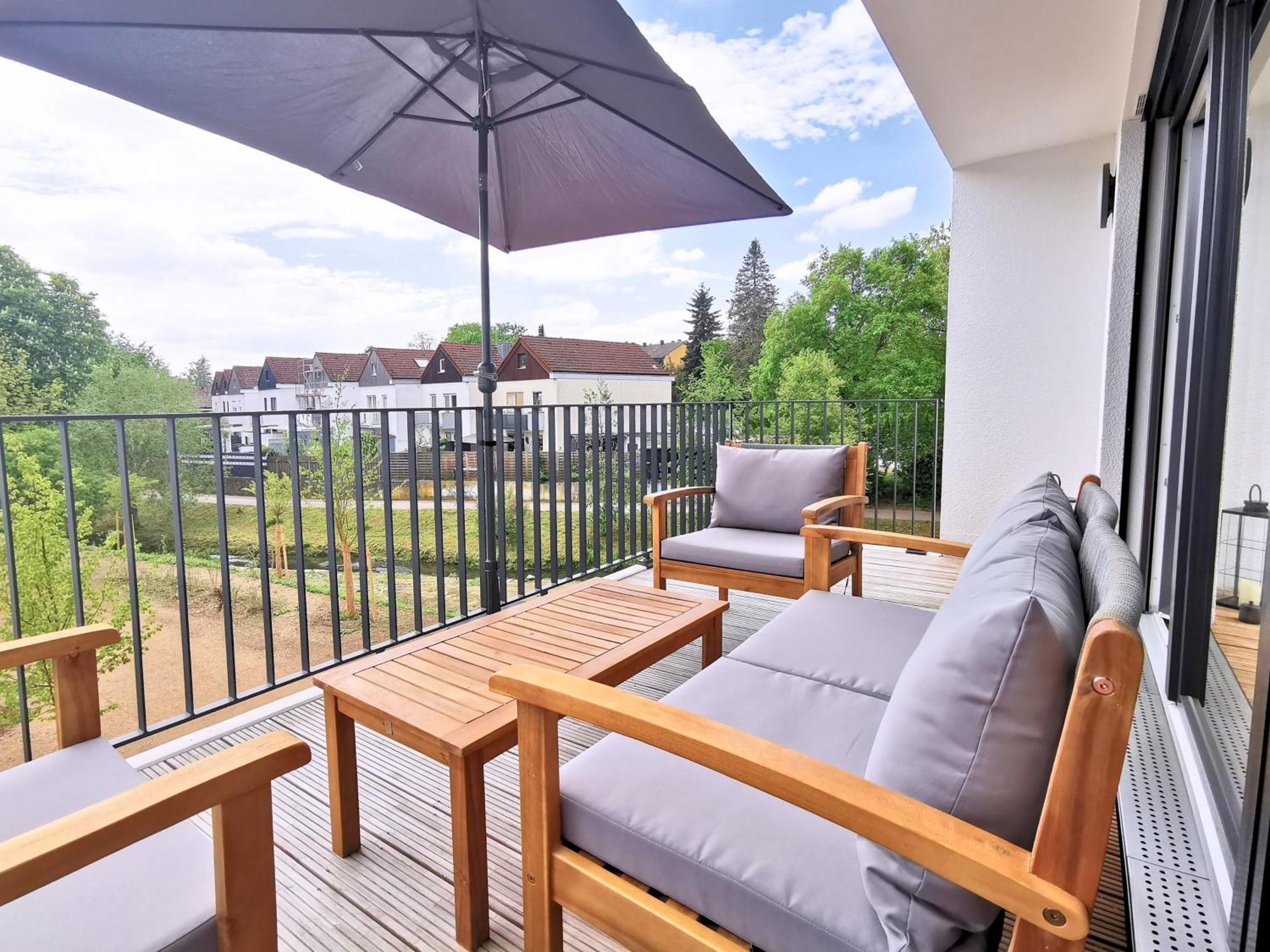 Fynbos Penthouse Deluxe, Balkon, Parkplatz Appartement Straubing Buitenkant foto